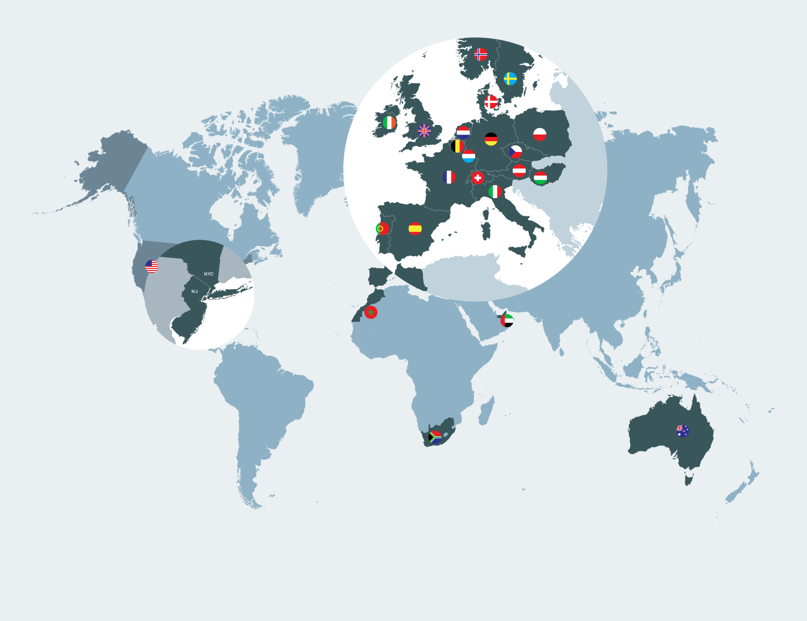 world map